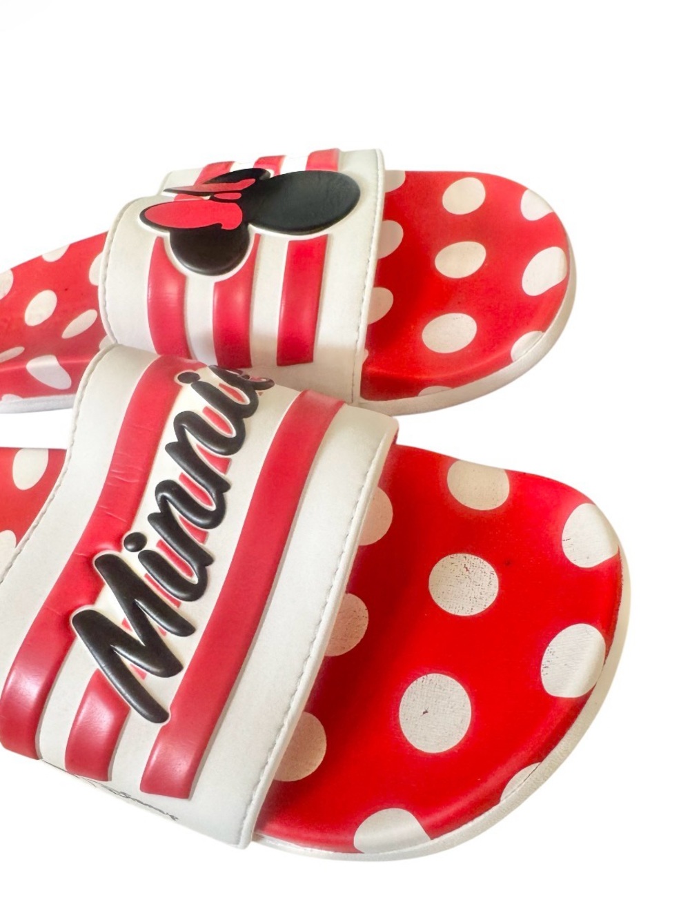 Limited Edition DISNEY MINNIE MOUSE Flip flops by Adidas women’s sandals  size 9 - Picture 14 of 16